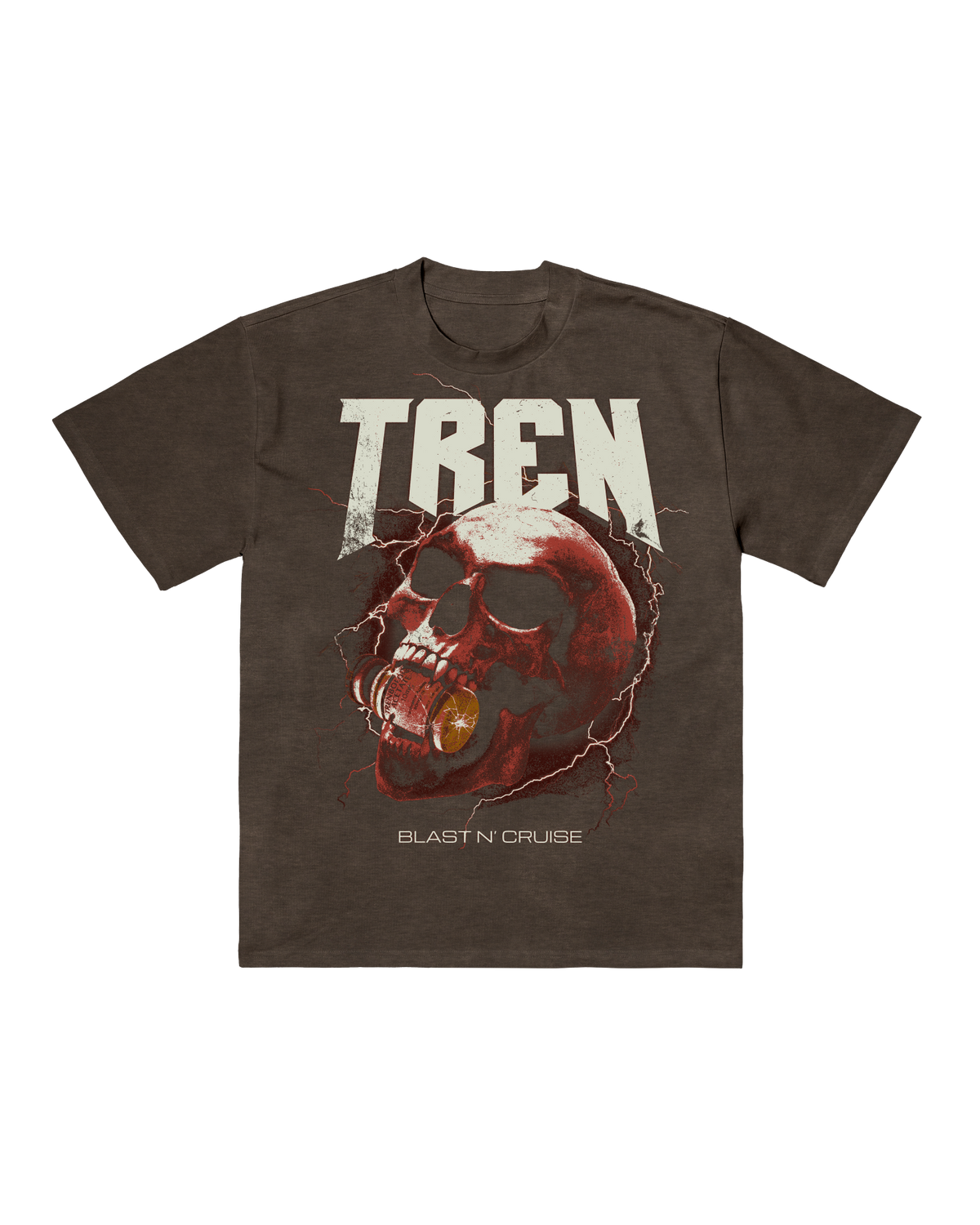 Tren Skull Heavyweight Bodybuilding Tee
